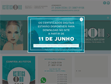 Tablet Screenshot of esteticainrio.com.br